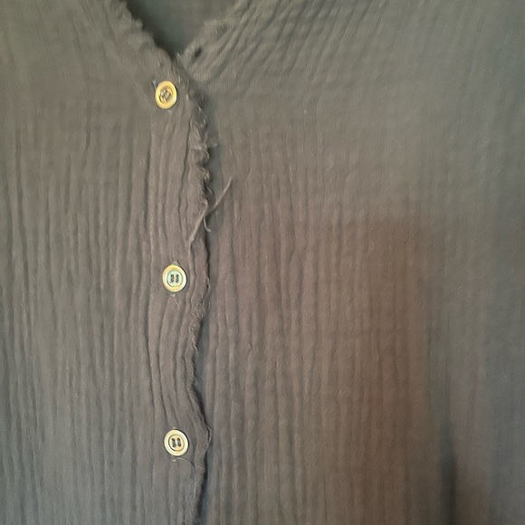 Long Sleeve Cotton Dress with Pockets. Size Small. - Picture 6 of 11